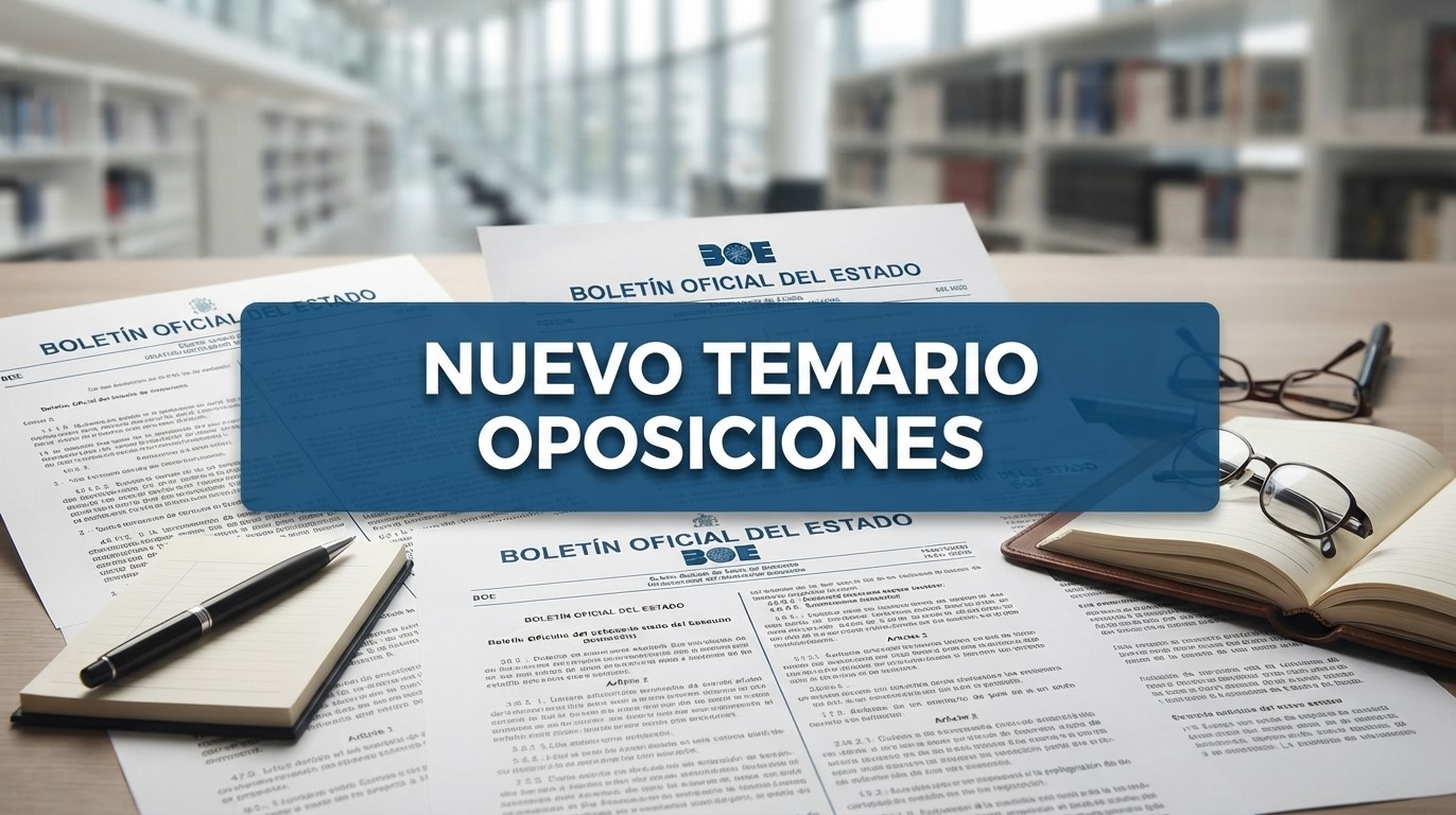 Nuevo Temario Oposiciones destacado